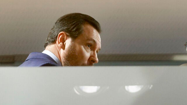 El ministro de Transportes, Óscar Puente, en el Cercle d'Economia