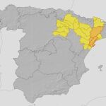La AEMET pone en alerta a Cataluña: hasta 30 litros en un hora en estas zonas