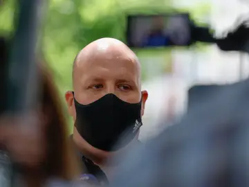 El empresario Álvaro Romillo en su llegada ante el Tribunal Supremo en el caso contra Alvise Pérez El empresario Álvaro Romillo en su llegada ante el Tribunal Supremo en el caso contra Alvise Pérez