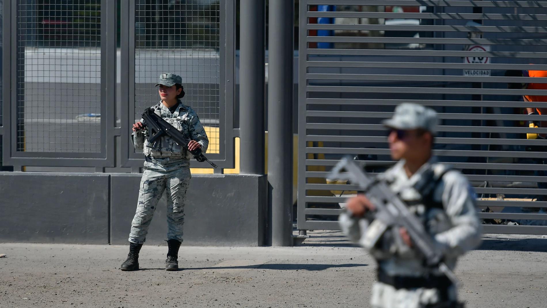 Dispositivo policial en México contra los cárteles de la droga