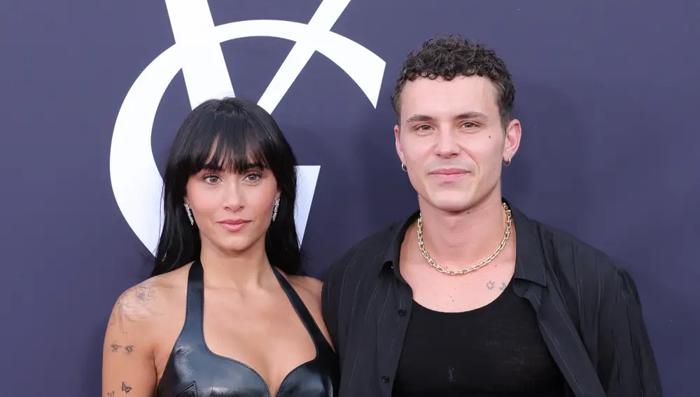 Aitana y Aron Piper en la fiesta de YSL en Madrid