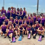 Vallkirias Pisuerga en el Campeonato de España de Barco Dragón 200 metros en Valencia