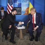 Volodimir Zelenski y Donald Trump