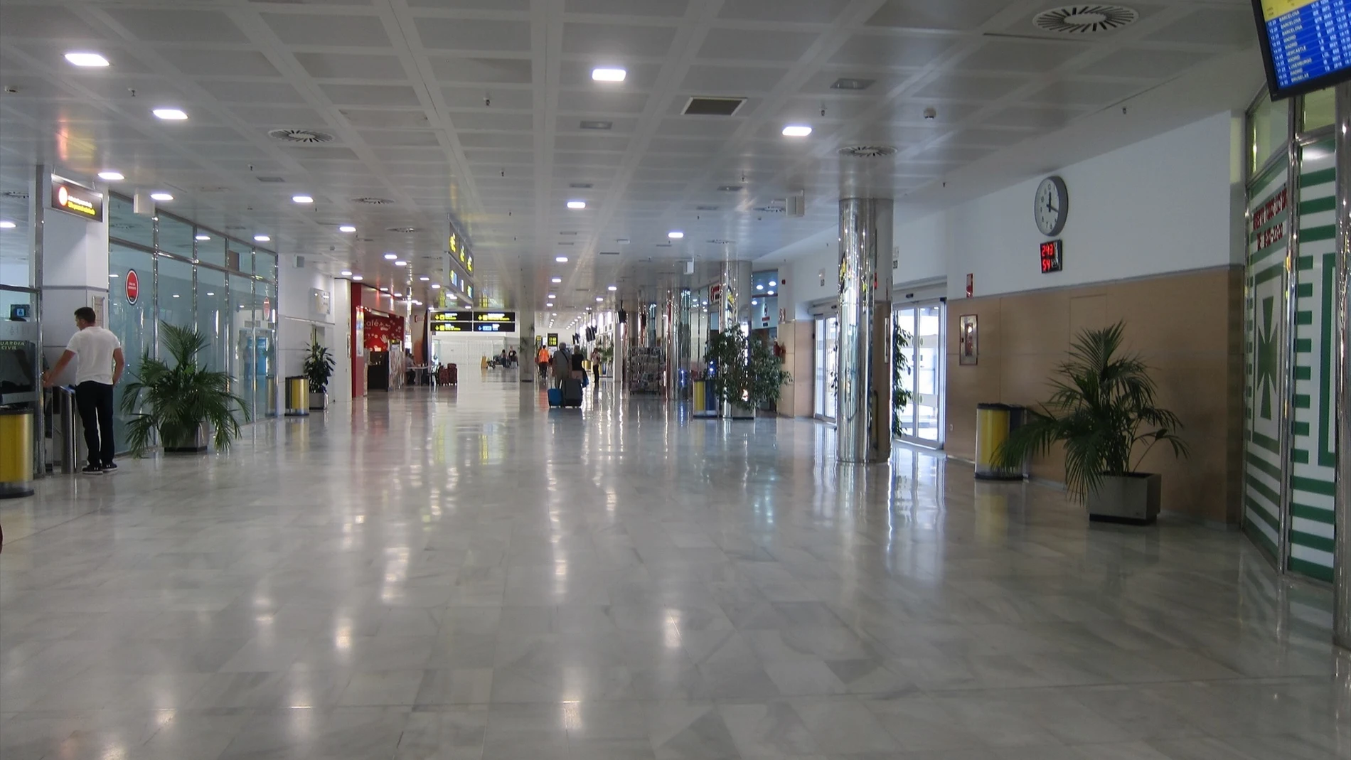 Hall del Aeropuerto de Almería en una imagen de archivo
