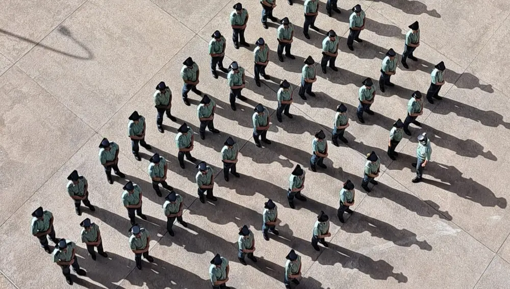 Incorporación de guardias civiles en prácticas