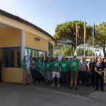 Concentración a las puertas de la cárcel de Salamanca