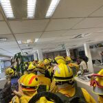 Protesta de bomberos forestales
