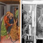 Visita de San Pablo a San Pedro en prisión y tablas que se pueden ver en el Cincinnati Art Museum