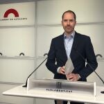 El portavoz del PP en el Parlament, Juan Fernández