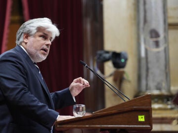 El presidente de Junts en el Parlament, Albert Batet