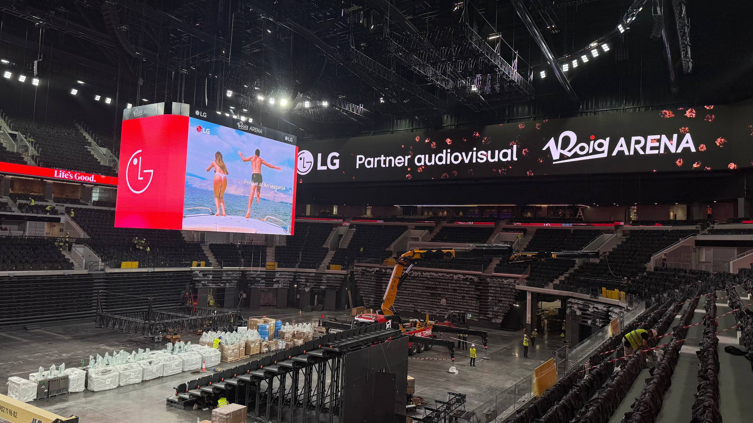 Así se ve el recinto desde la grada