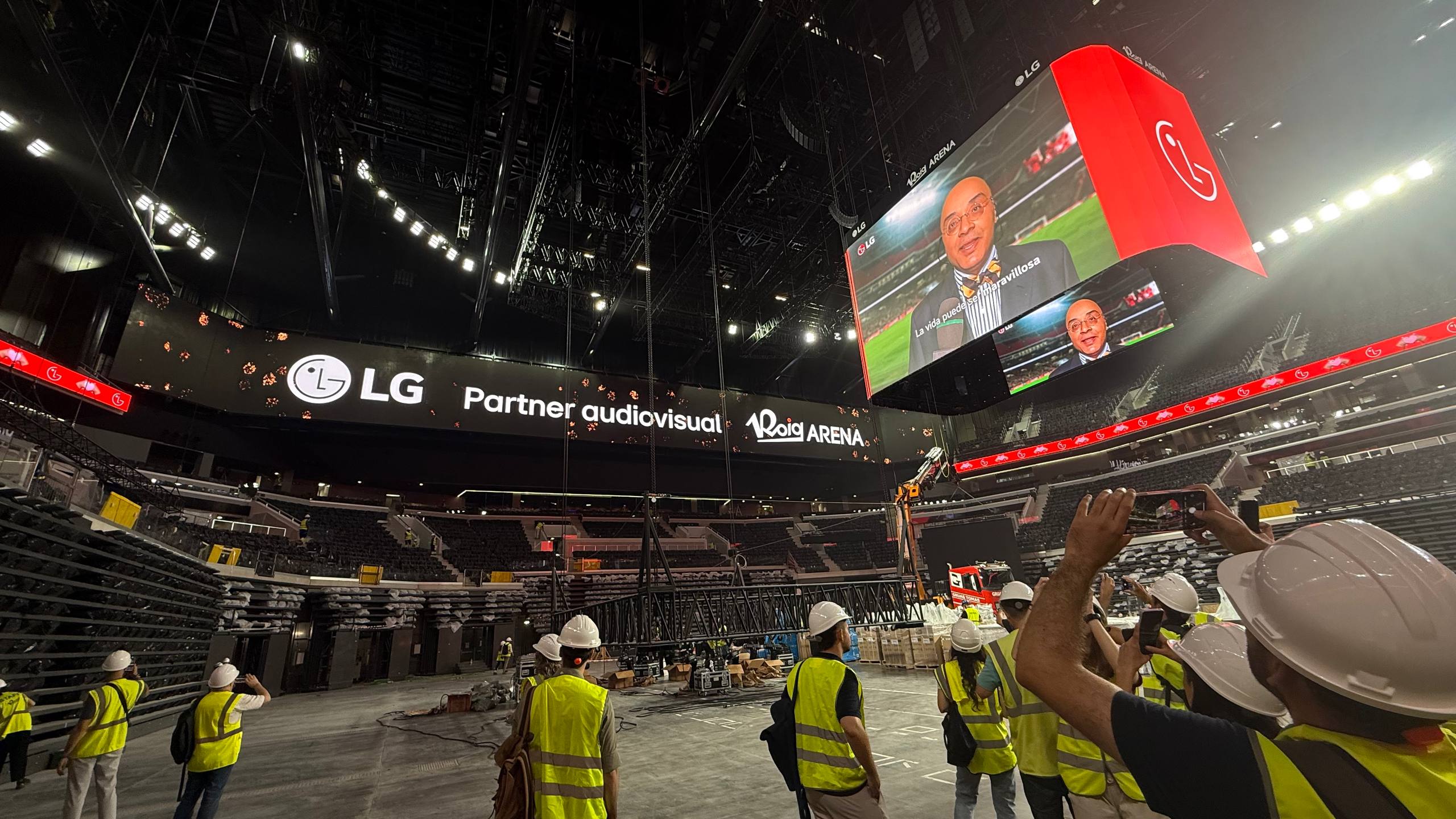 El estadio visto desde dentro