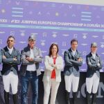 El equipo español en el Campeonato de Europa de Salto