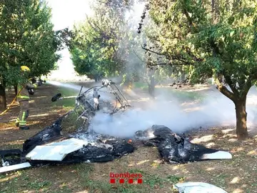 Sucesos.- Un herido grave y otro menos grave en un accidente de avioneta en Mollerussa (Lleida) Sucesos.- Un herido grave y otro menos grave en un accidente de avioneta en Mollerussa (Lleida)