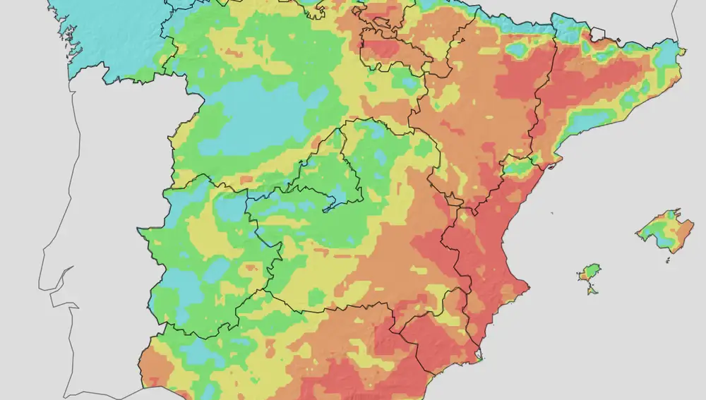 Mapa incendios AEMET