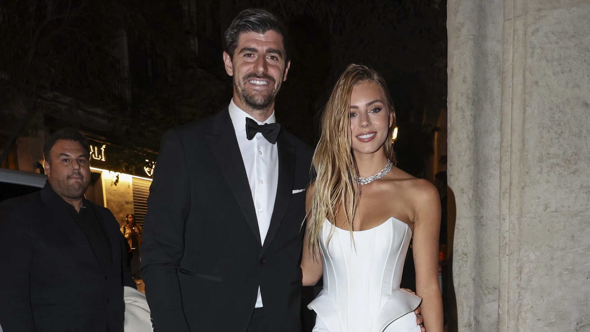 Thibaut Courtois y Mishel Gerzig