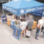 Nueva agresión a una carpa de Aliança Catalana por parte del "islamoizquierdismo"