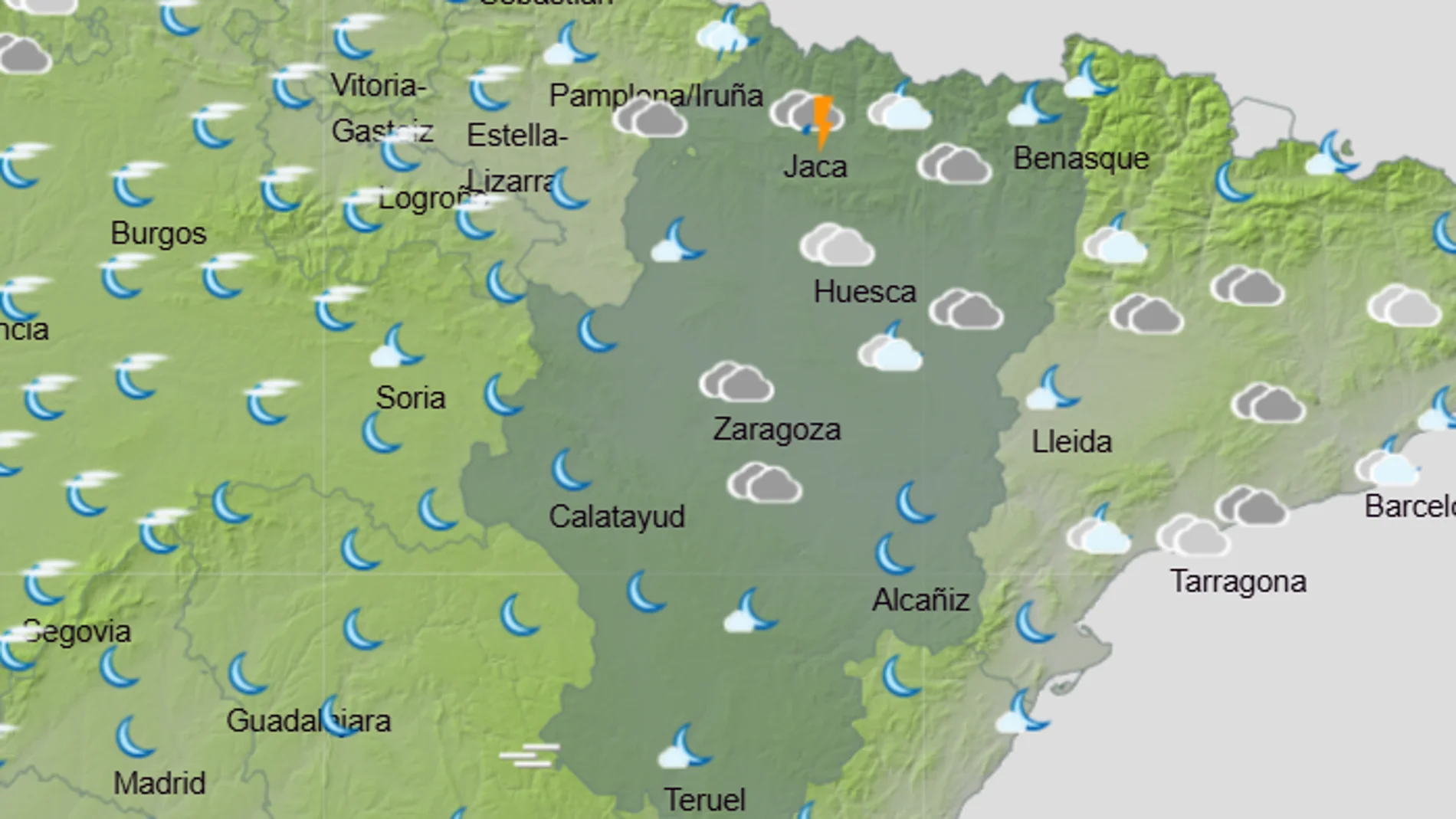 Mapa del tiempo