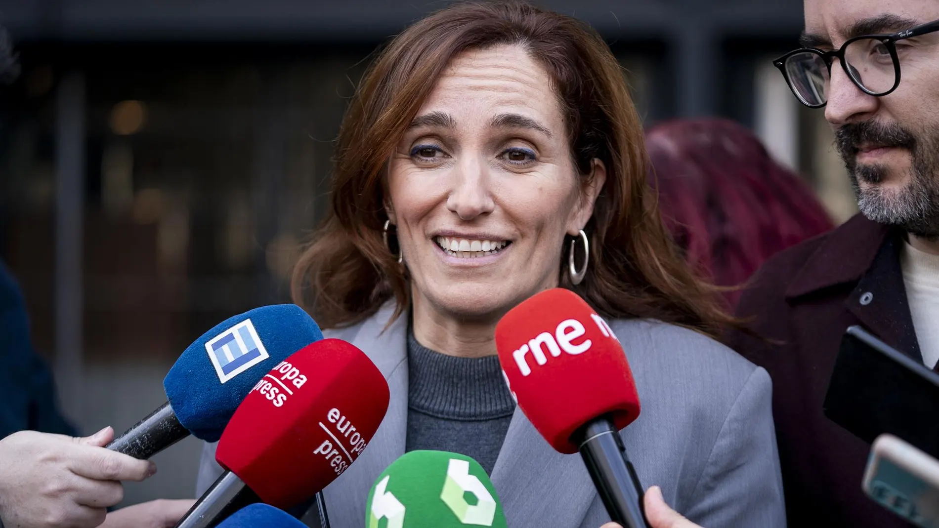 La ministra Mónica García, en el Congreso