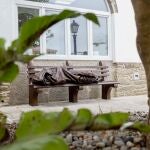 La escultura de un Jesús "sin hogar".