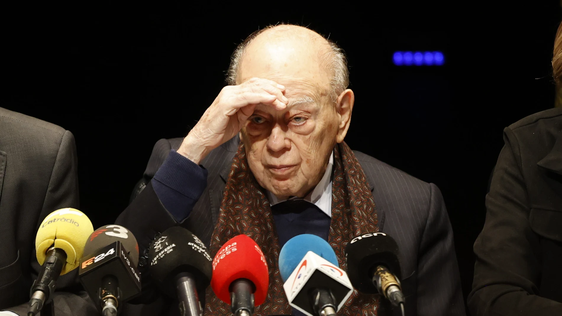 (Foto de ARCHIVO)El expresidente de la Generalitat de Cataluña Jordi Pujol interviene por videoconferencia durante un acto de homenaje al expresidente de la Generalitat Jordi Pujol, en la Casa-Museo Prat de la Riba, a 29 de noviembre de 2024, en Castellterçol, Barcelona, Catalunya (España). El acto, que coincide con la fecha de nacimiento de Prat de la Riba y con el décimo aniversario desde que Pujol dejó la vida pública y política como consecuencia de su confesión sobre su patrimonio perso...