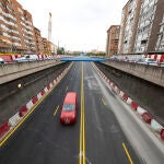 Obras en Madrid. Obras en Conde de Casal carretera de Valencia A-3.