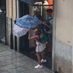 Lluvia en València