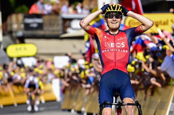Ciclismo.-AMP.- El ciclista español Carlos Rodríguez abandona el Tour de Francia por una fractura de pelvis