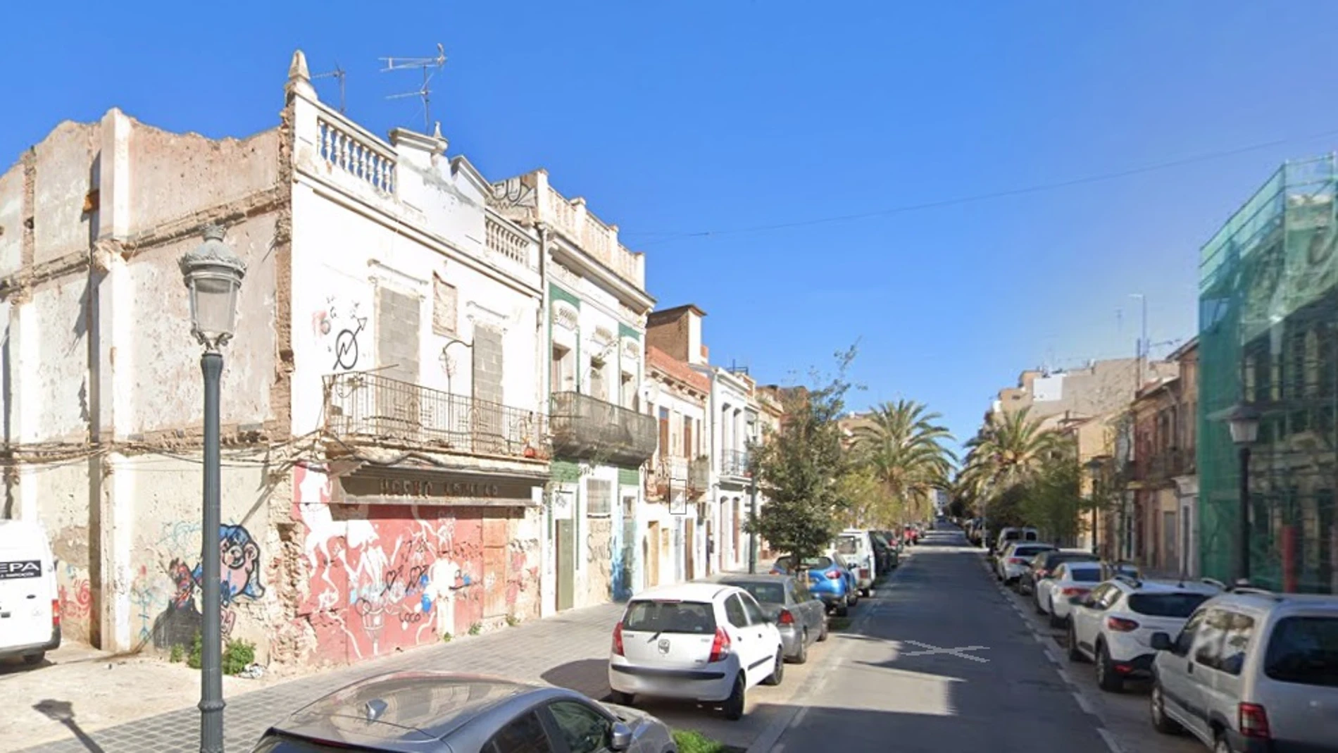 Edificio que se rehabilitará en la calle de la Barraca, 157, de El Cabanyal, València. REMITIDA / HANDOUT por AYTO VALÈNCIA Fotografía remitida a medios de comunicación exclusivamente para ilustrar la noticia a la que hace referencia la imagen, y citando la procedencia de la imagen en la firma 26/07/2025
