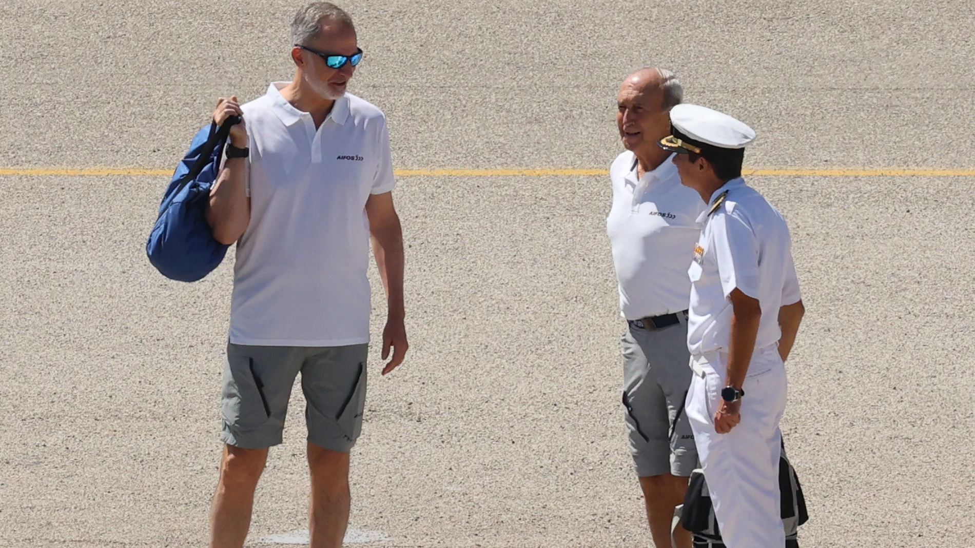 El Rey Felipe VI a su llegada al porto Pí para embarcar "Aifos" a 27 de Julio de 2025 en Mallorca (España). 27 JULIO 2025 Raúl Terrel / Europa Press 27/07/2025