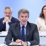Feijóo preside la reunión del Comité Ejecutivo Nacional del PP