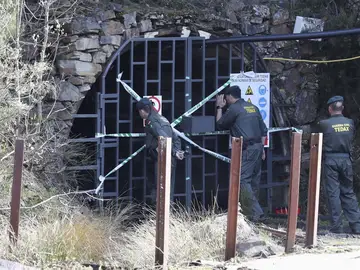 Exterior este martes de la la mina de Cerredo Exterior este martes de la la mina de Cerredo