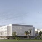 Maqueta del proyecto del Hospital Materno-Infantil de Huelva
