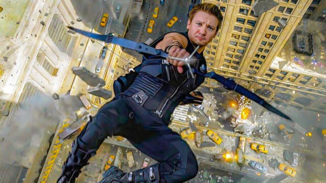 Jeremy Renner interpreta a Ojo de Halcón en el Universo Cinematográfico de Marvel