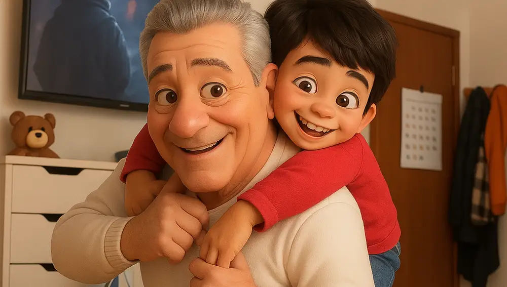 El estilo Pixar de ChatGPT es alegre y desenfadado. Imagen generada con IA