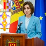 La presidenta de Moldavia, la europeísta Maia Sandu