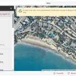Lugar donde han fallecido ambos hermanos en la playa Llarga de Salou (Tarragona)