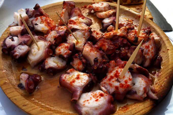 Tapa de pulpo á feira. 