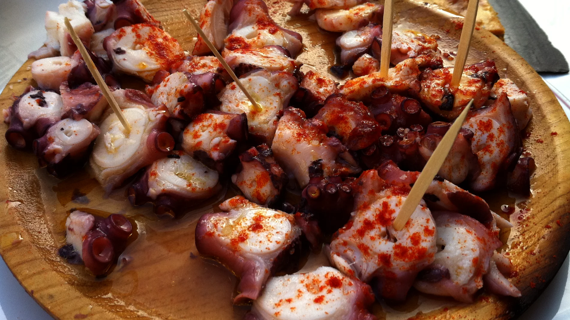 Tapa de pulpo á feira.
