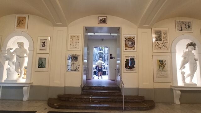 Vestíbulo del Teatre-Museu Dalí de Figueres