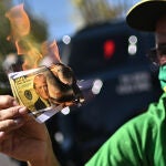 Manifestantes en Brasil protestan contra aranceles de EE.UU