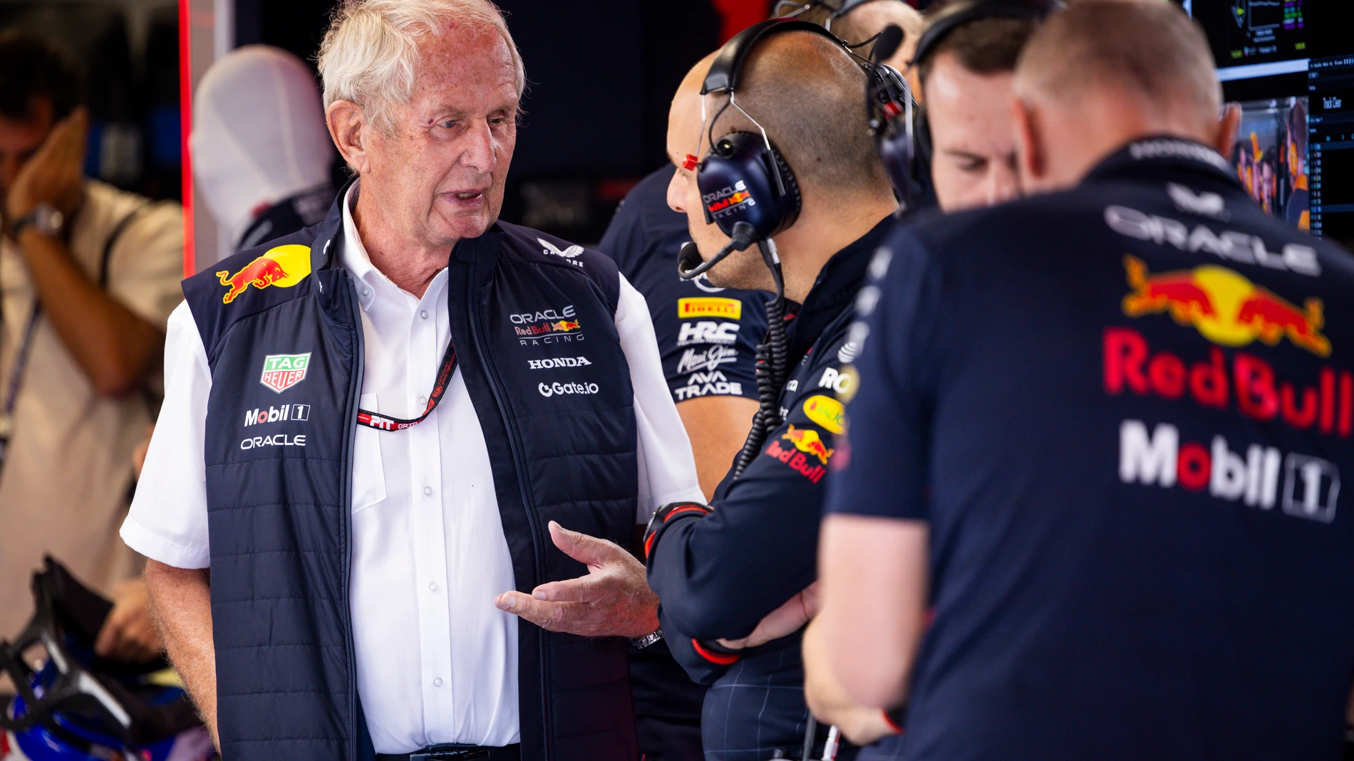 MARKO Helmut (aut), Drivers’ Manager of Red Bull Racing, portrait during the 2025 Formula 1 Lenovo Hungarian Grand Prix, 14th round of the 2025 FIA Formula One World Championship from August 1 to 3, 2025 on the Hungaroring, in Mogyorod, Hungary - Photo Julien Delfosse / DPPI AFP7 01/08/2025 ONLY FOR USE IN SPAIN