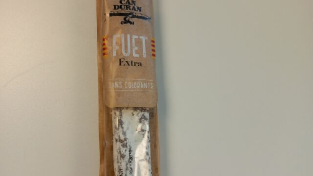 Fuet de la marca Can Duran