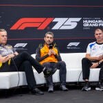 Responsables de Pirelli, McLaren y Red Bull, en Hungaroring