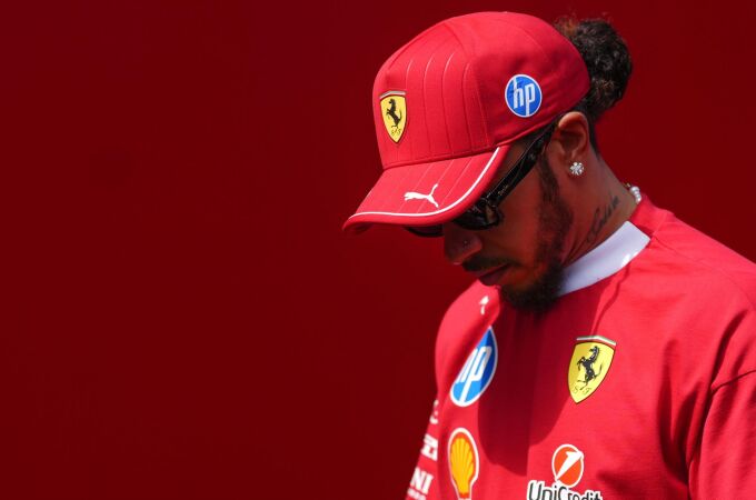 Lewis Hamilton, piloto de Ferrari Lewis Hamilton, piloto de Ferrari