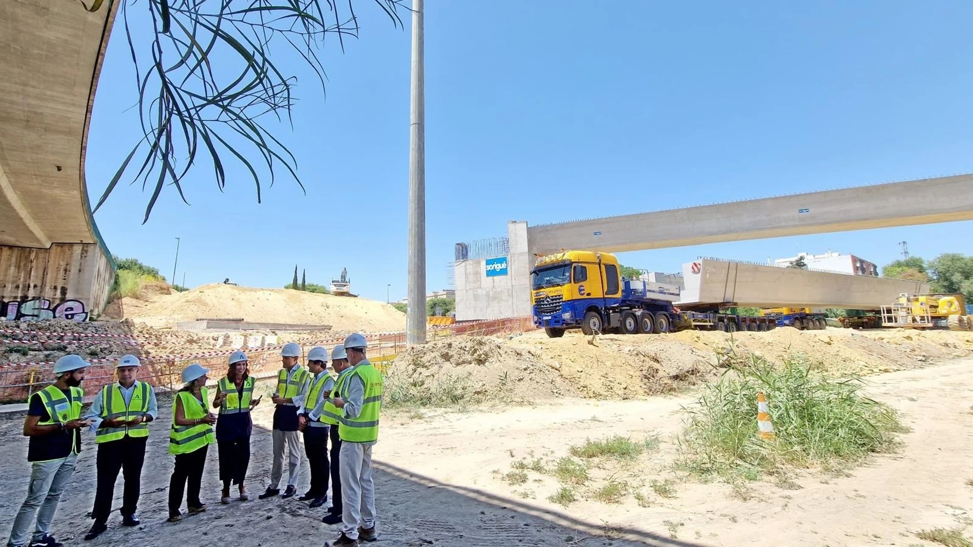 Obras para el nuevo carril BUS-VAO del Aljarafe.REMITIDA / HANDOUT por Junta de AndalucíaFotografía remitida a medios de comunicación exclusivamente para ilustrar la noticia a la que hace referencia la imagen, y citando la procedencia de la imagen en la firma03/08/2025