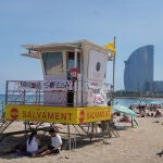 Continúa la huelga indefinida de los socorristas en Barcelona