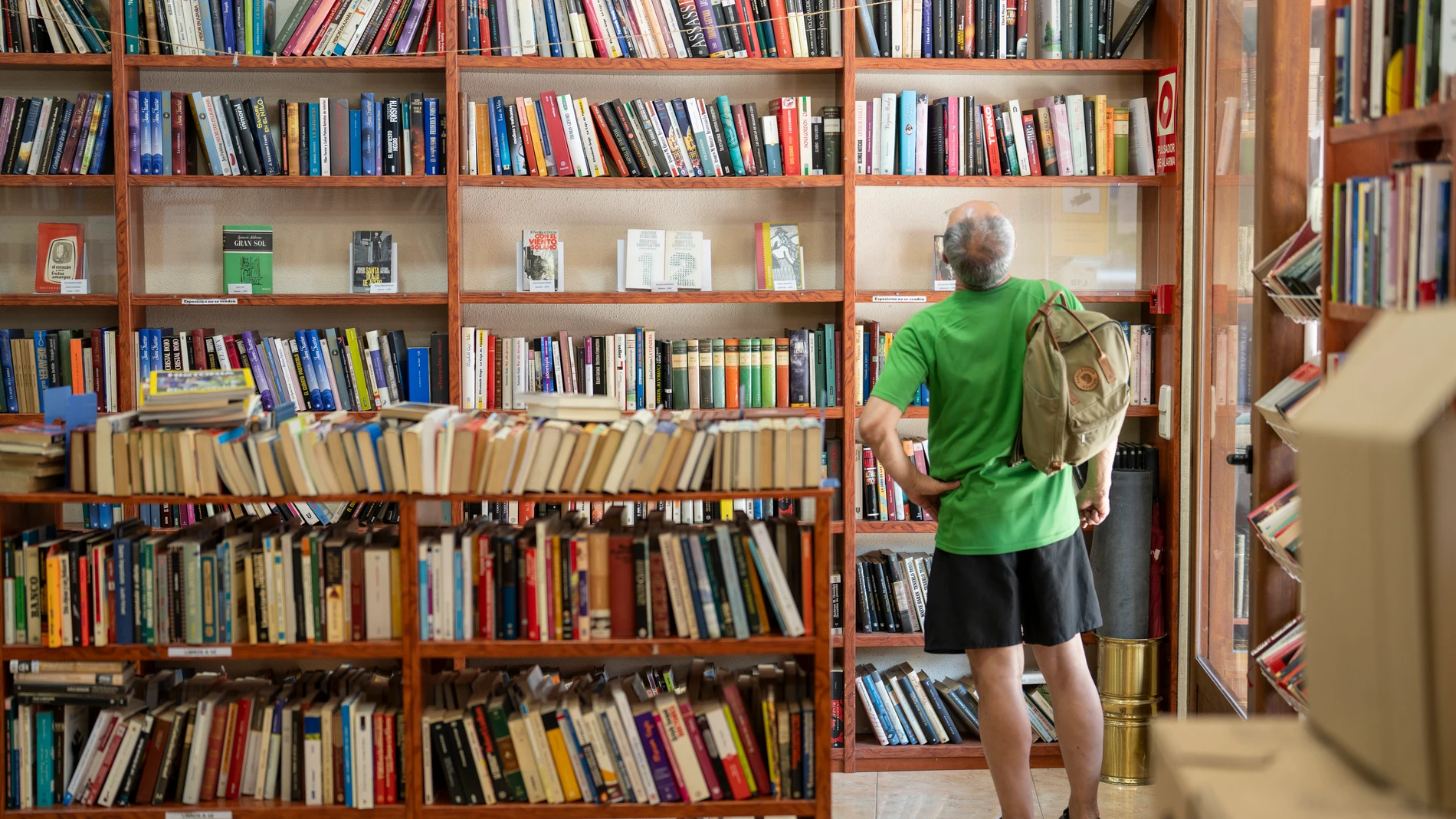 reportaje en Librería Alcaná