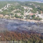 Estabilizado el incendio forestal en Moixent (Valencia)