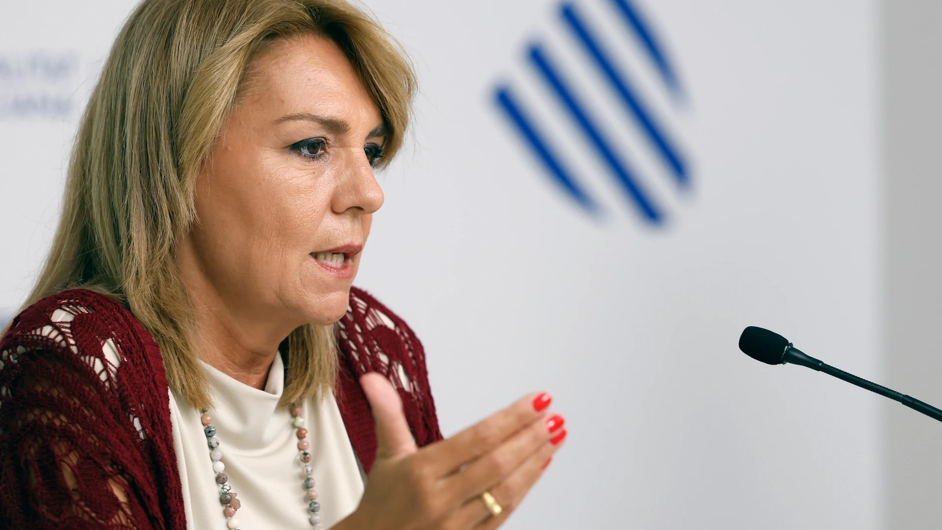 VALÈNCIA, 05/08/2025.-Rueda de la prensa de la vicepresidenta del Consell Susana Camarero, tras la reunión del Gobierno valenciano antes de iniciar las vacaciones de agosto, este martes en València.-EFE/ Ana Escobar